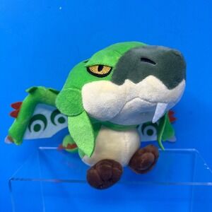 Capcom‎ Monster Hunter Rathian Plush Small Green Dragon Wyvern Video Game Toy
